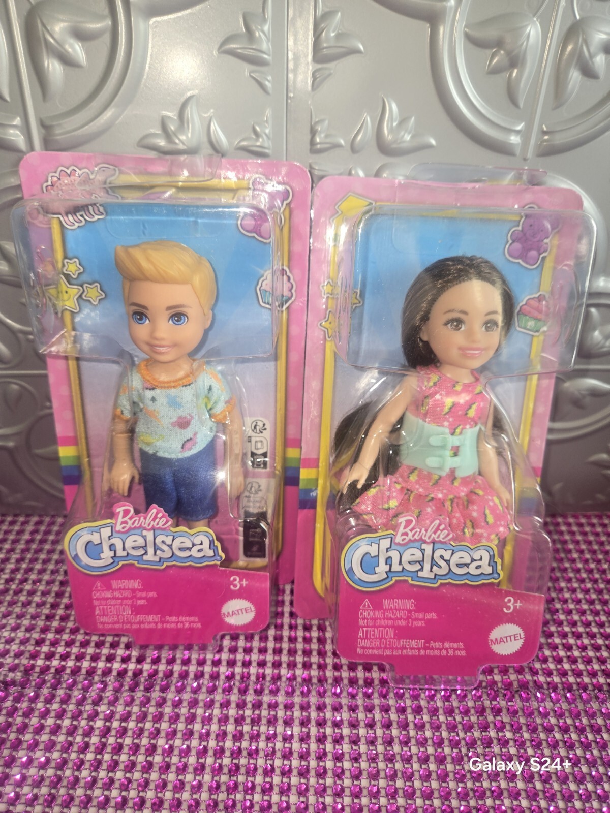 Mattel Barbie Club Chelsea Boy Kelly & friends Darrin & Burnette Girl Doll #2