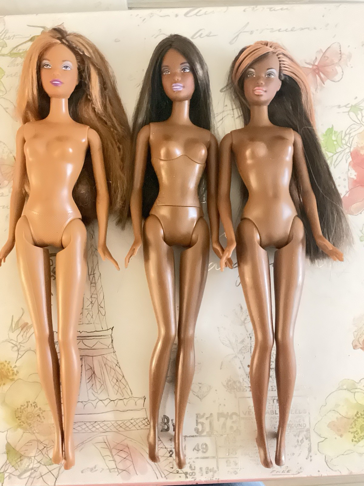 Fashion Photo Christie-2001 Secret Spells 2003 Salon Surprise 2001 Nude Doll Set