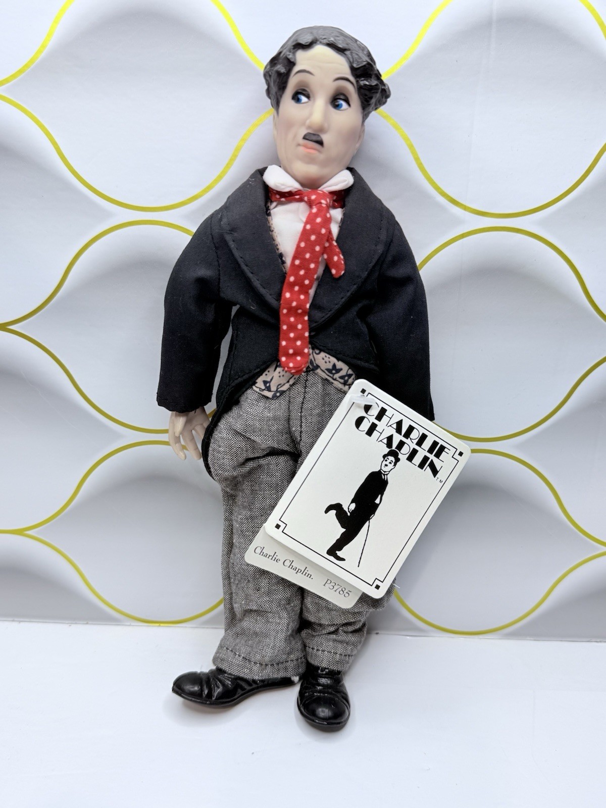 Vintage 9″ Charlie Chaplin Doll Figure Hamilton Gifts P3785 Fast Free Shipping