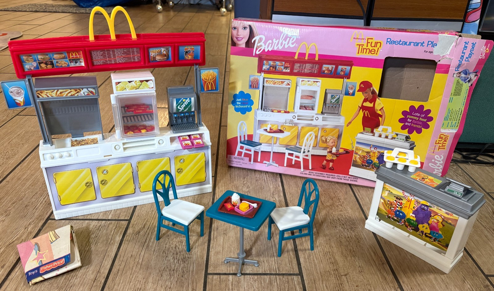 Barbie McDonald’s Fun Time Restaurant Playset Vintage 2001 Great Cond. READ