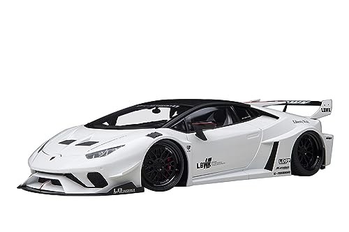 AUTOart 1/18 Liberty Walk LB-Silhouette Works Lamborghini Huracan GT White TI