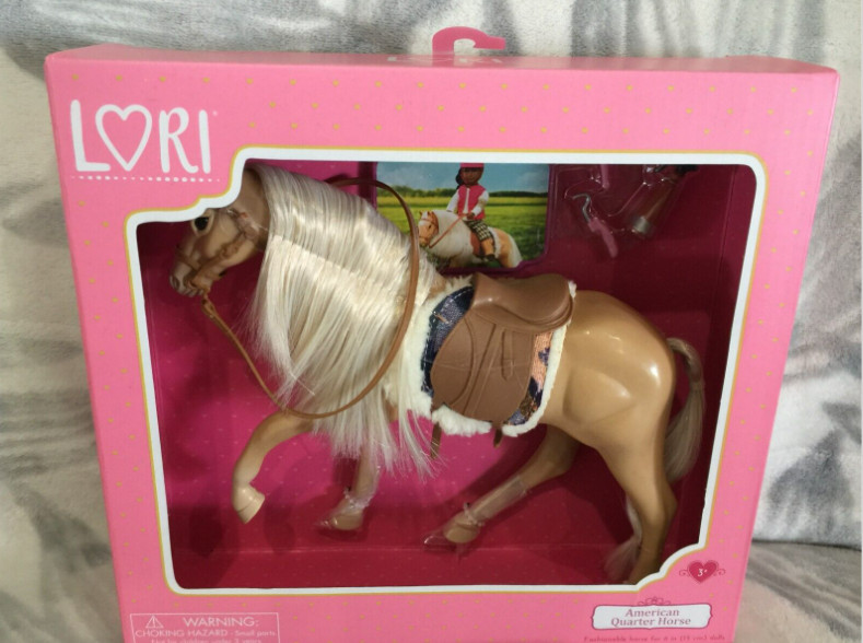 Battat Our Generation Girl 6″ Lori Doll Tan AMERICAN QUARTER HORSE New
