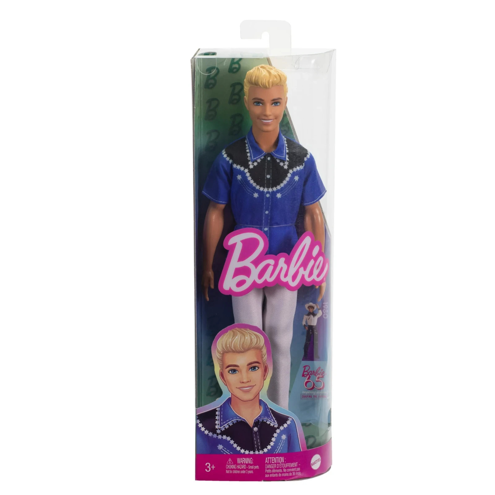 Barbie Fashionistas Ken Doll #226, Blonde Fashion Doll with Western Look