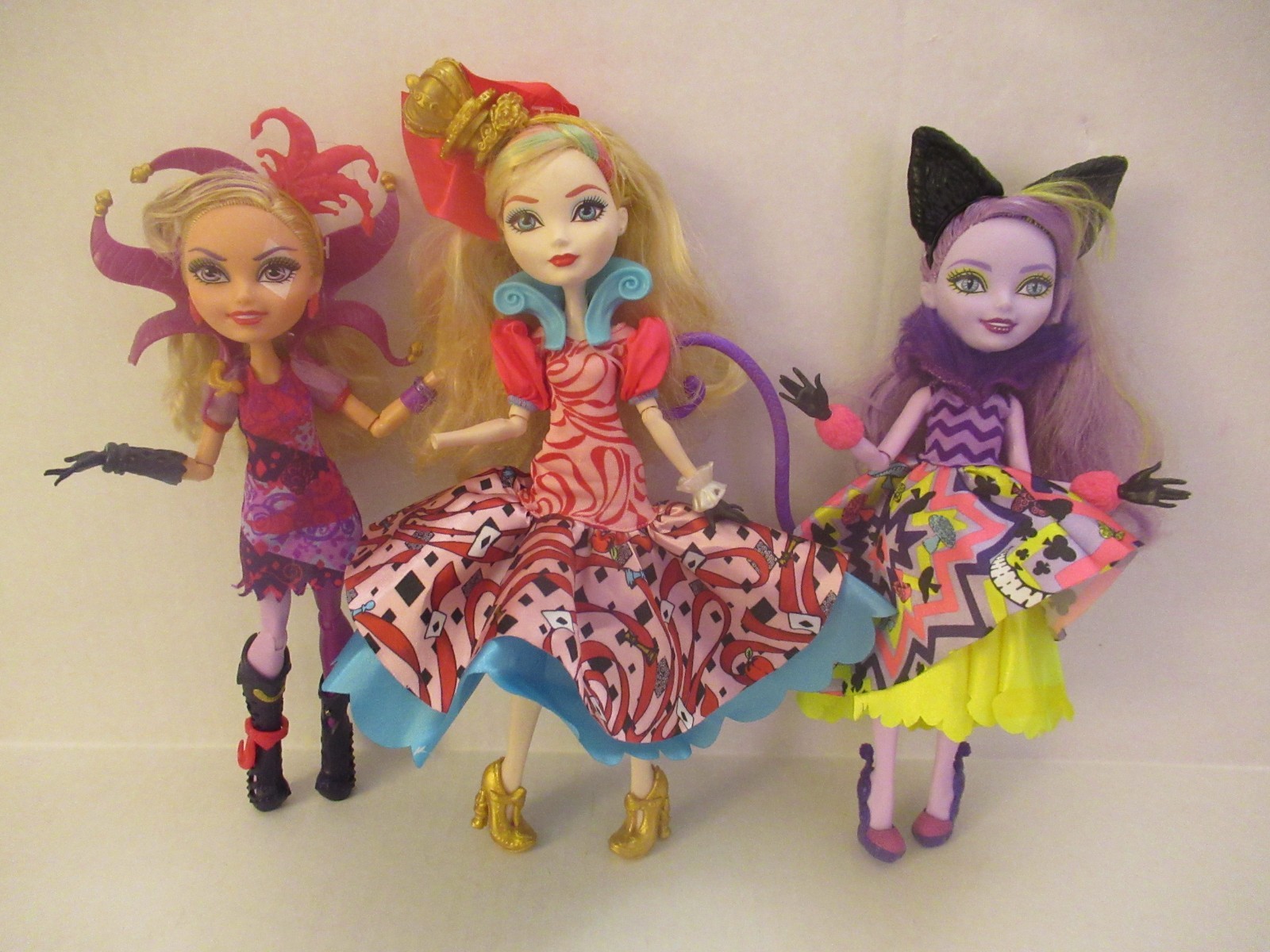 Ever After High Way Too Wonderland Dolls (3-Set) (Apple, Kitty, Courtly)