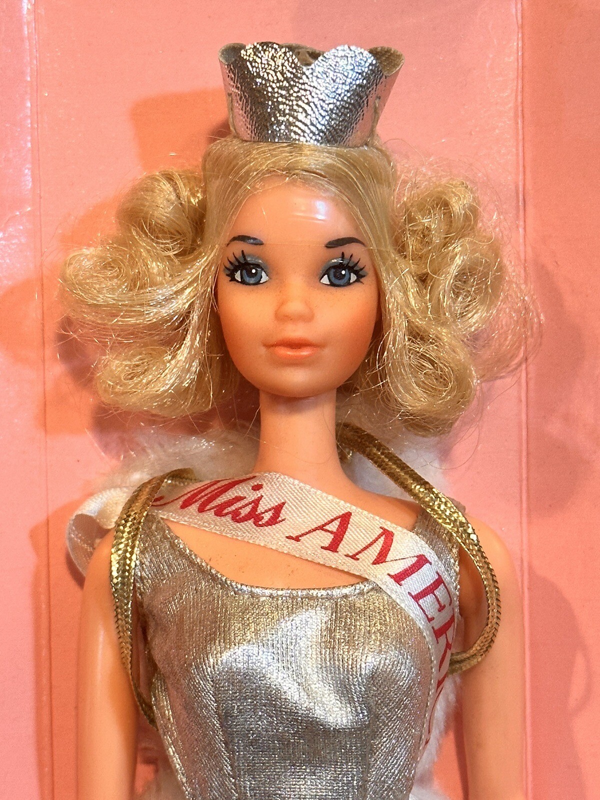 Vintage 1972 Quick Curl Barbie Miss America Mattel 8697 ??? New NRFB