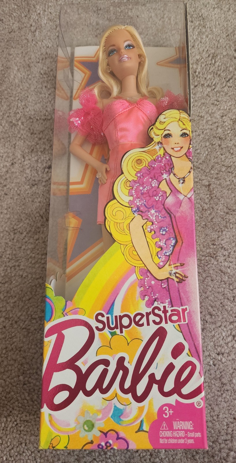 NIB 50th Anniversary 1977 Then & Now 2009 BARBIE Doll Super Star Mattel T2408