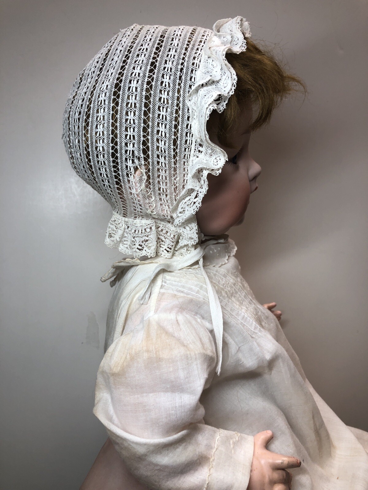 21” Antique Germany Bisque Doll Compo Body Kley & Hahn 152 13 Baby Sleep Eyes #L