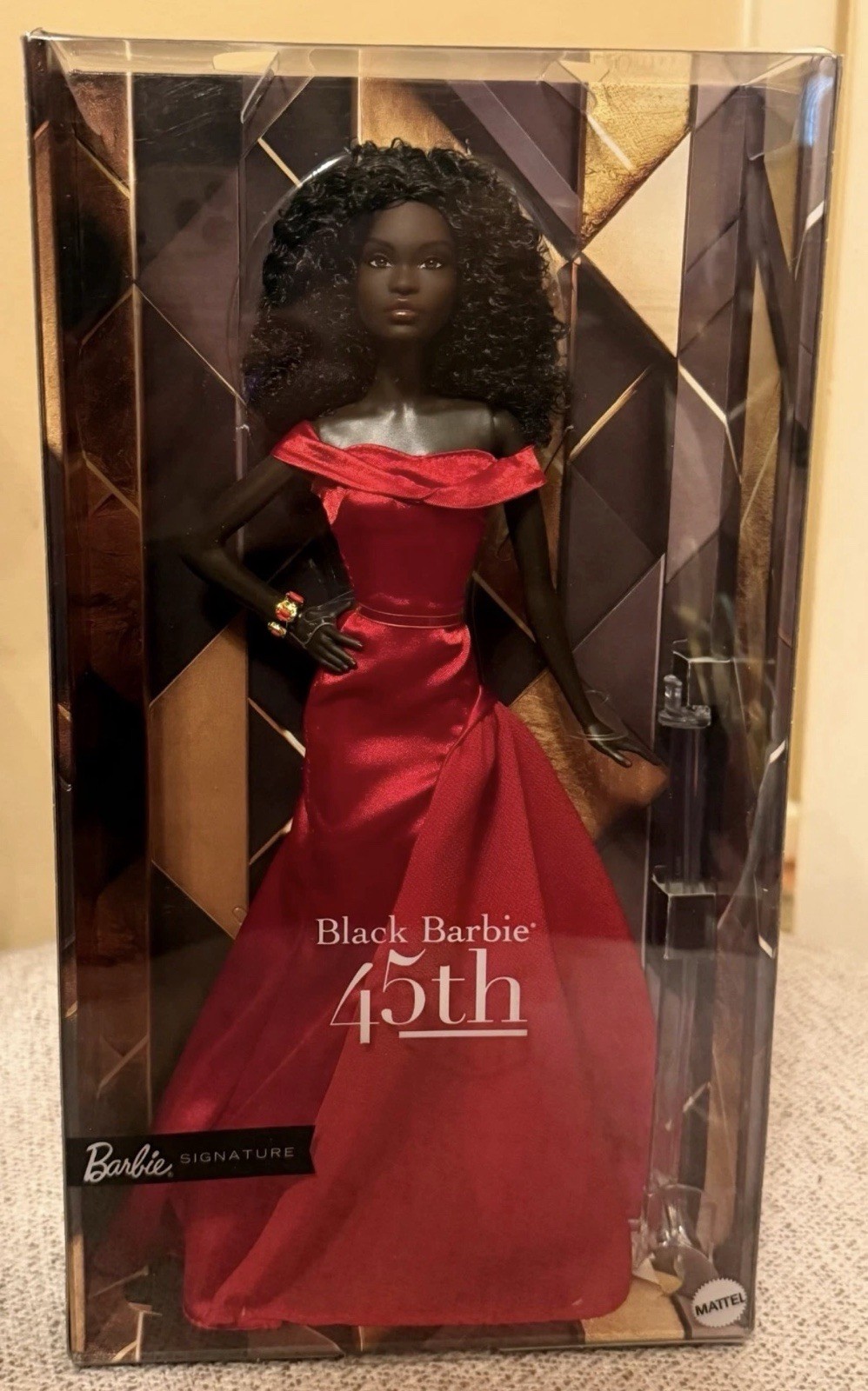 Barbie Signature Black Barbie 45th Anniversary Doll NRFB Mattel Ships Worldwide