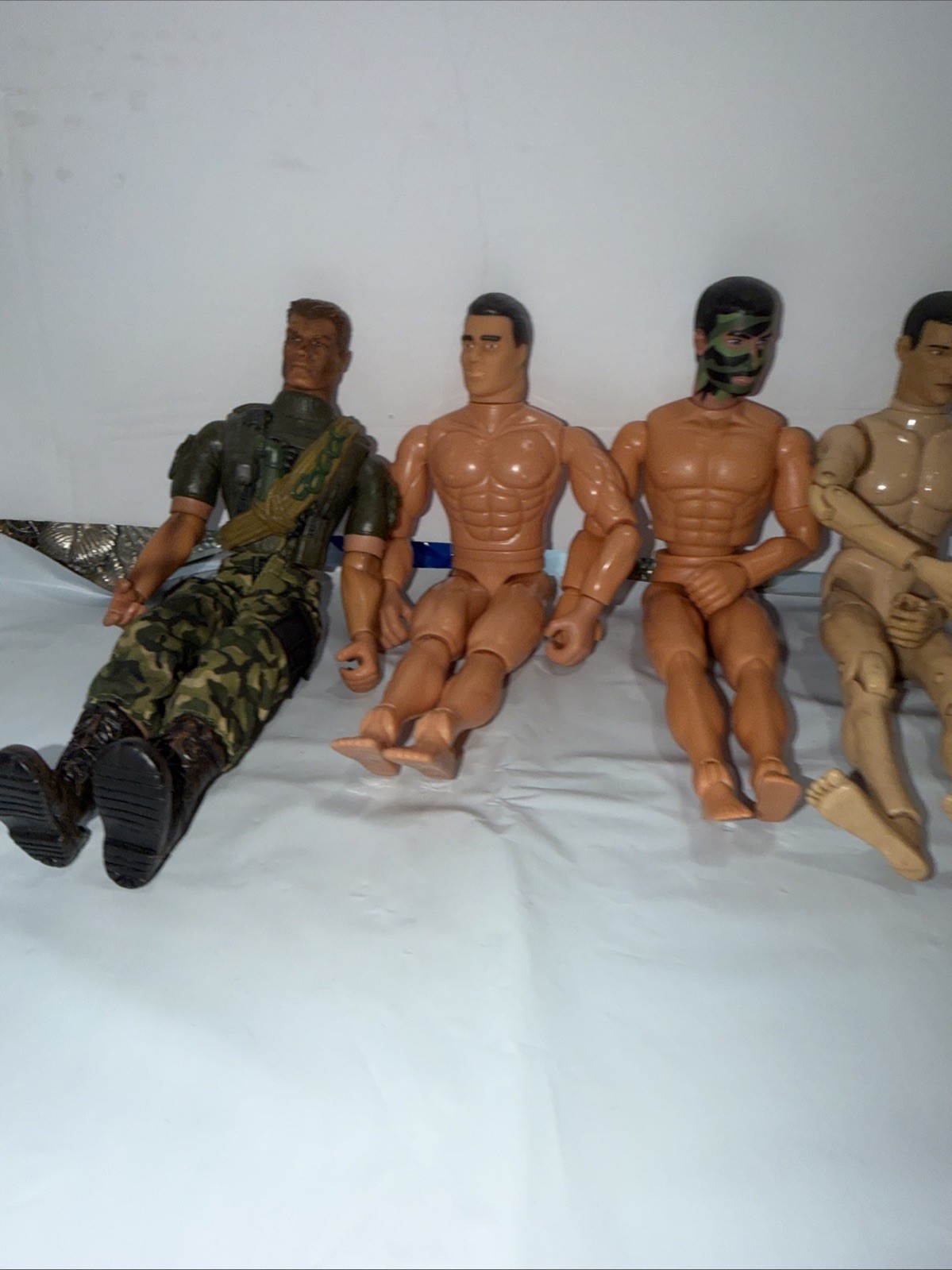 Lot Of 4 vintage GI Joe Action Figure 11”.