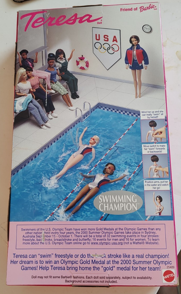 1996 Olympic Swimmer Barbie