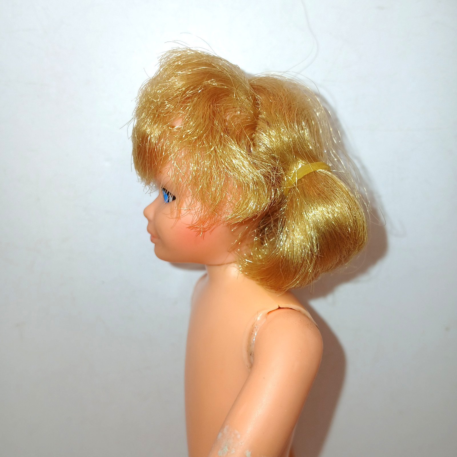 Vintage Pose n Play Skipper Doll Barbie Sister #1179 1973 Bend Leg Nude Blonde