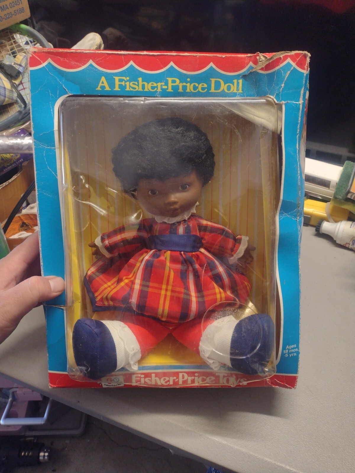 Fisher Price Doll Elizabeth #205 Lapsitter Doll Vintage New In Box 1973..READ