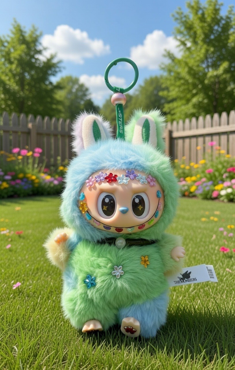 Happy Monster Doll Unbranded Artist H Y Repainted Plush Toy Gift