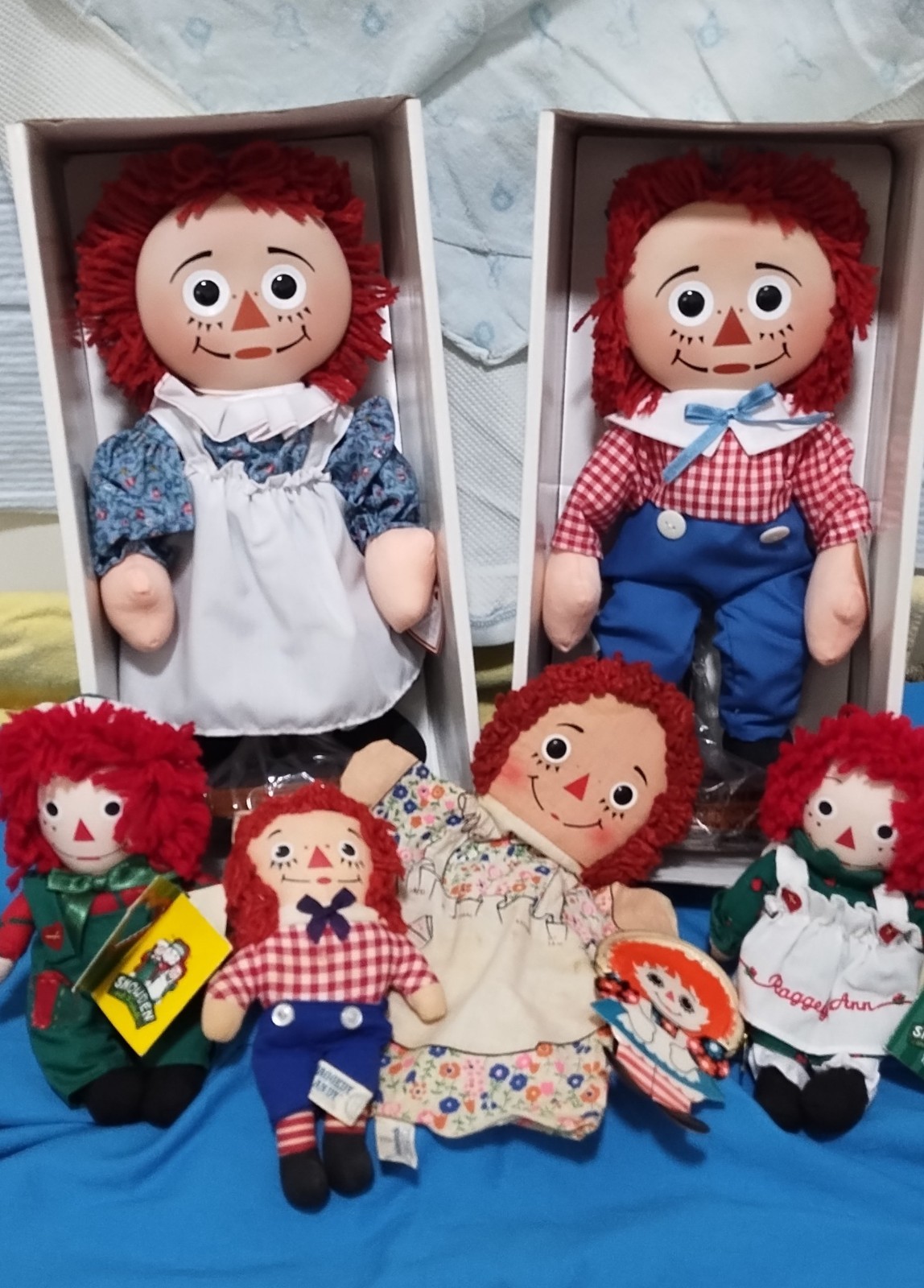 The Original Raggedy Ann And Andy By Johnny Grueelle plus more! Lot!