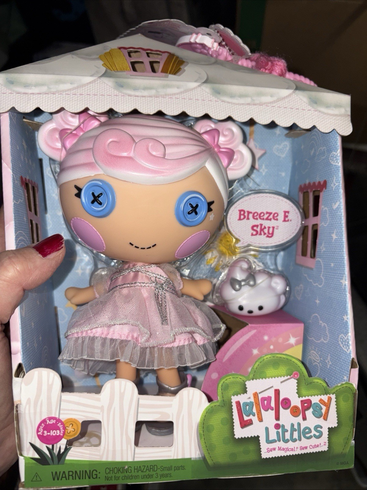 Lalaloopsy Littles Cloud E. Sky & Breeze E. Sky Doll 10th Anniversary New In Box