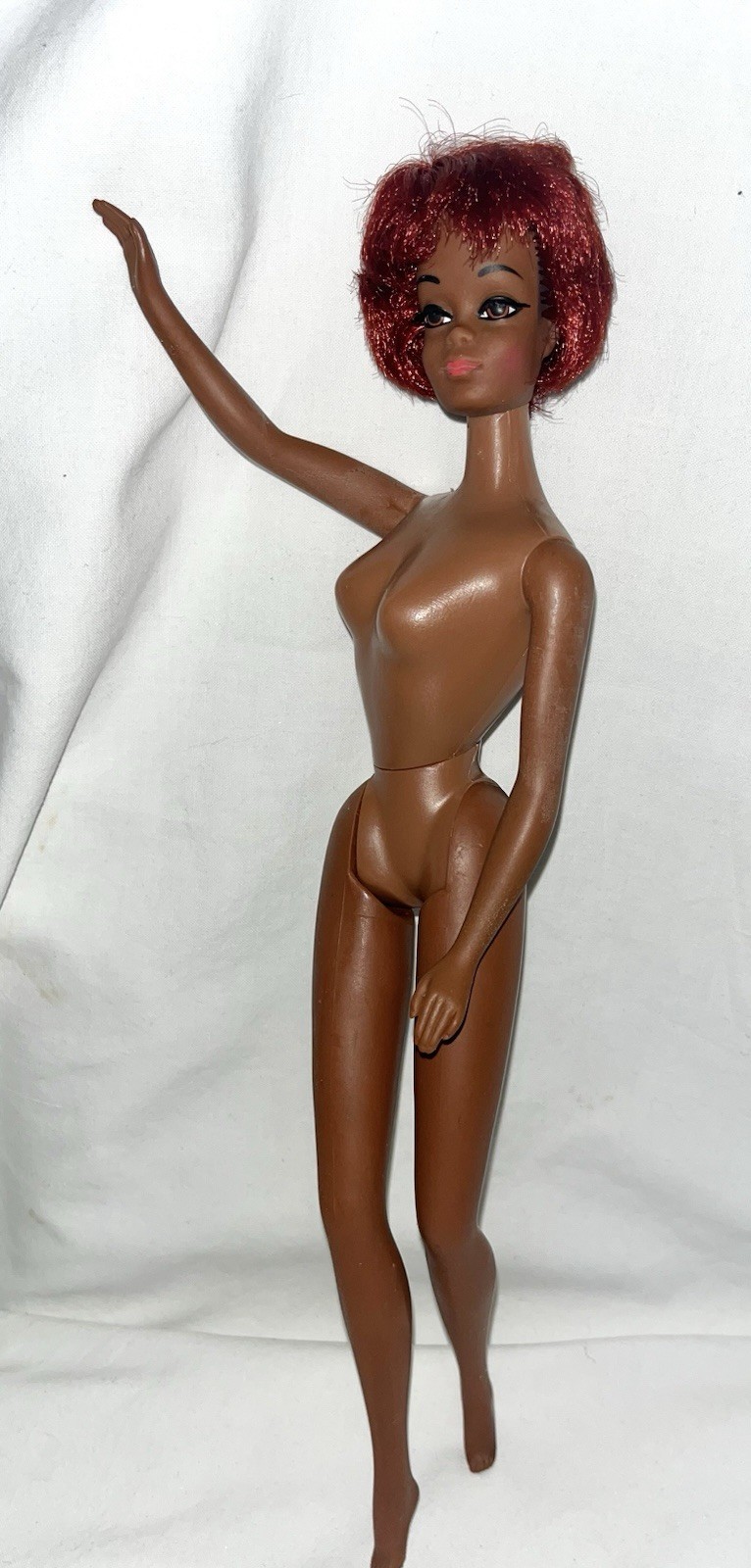 VINTAGE TWIST ‘N TURN CHRISTIE DOLL MATTEL BARBIE 1966 AA ROOTED EYELASHES