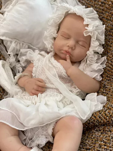 19” solid silicone doll silicone reborn doll silicone girl doll toys gifts