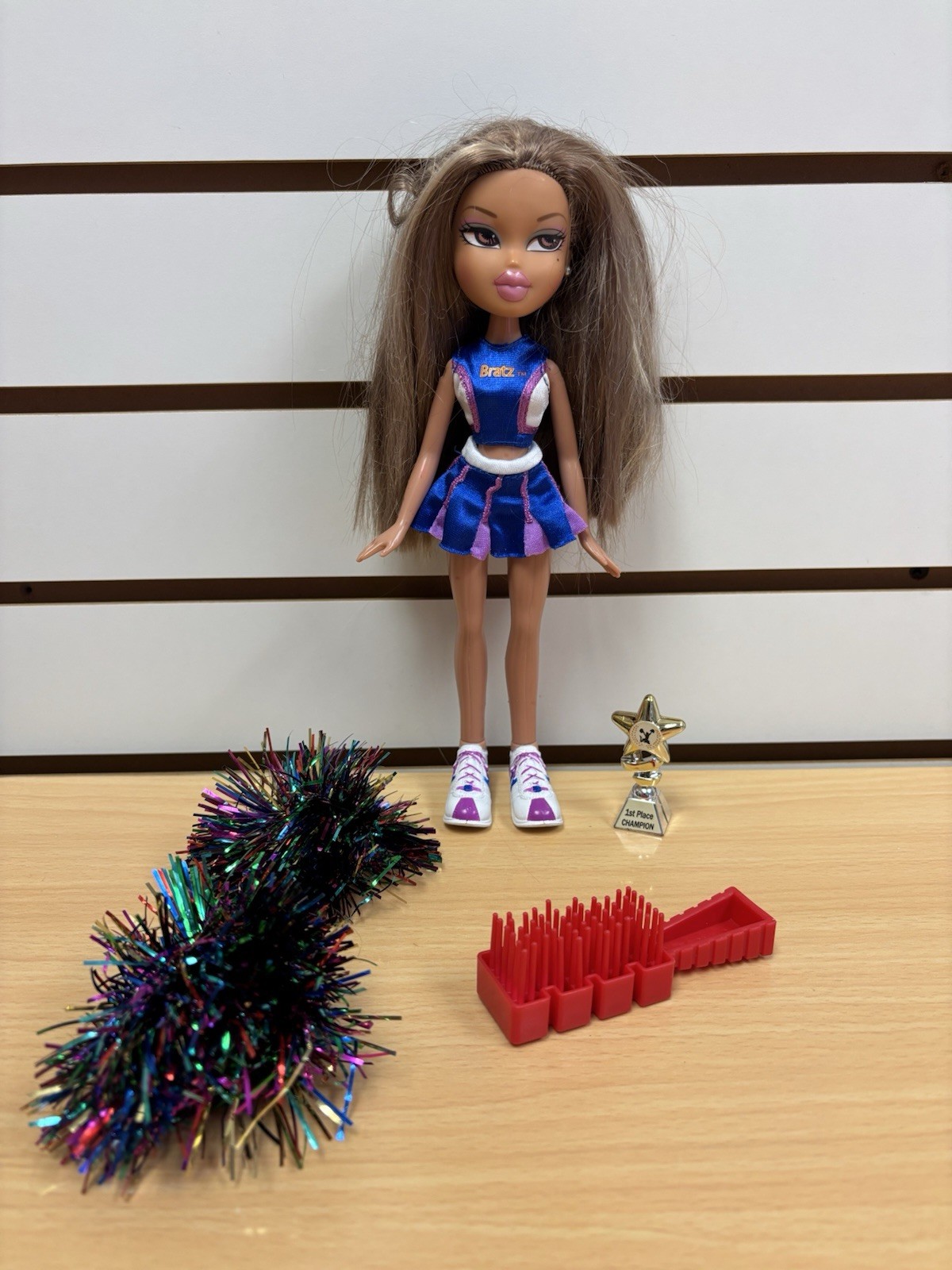 Bratz Play Sportz Yasmin Cheerleading cheerleader Doll 2007 RARE Vintage