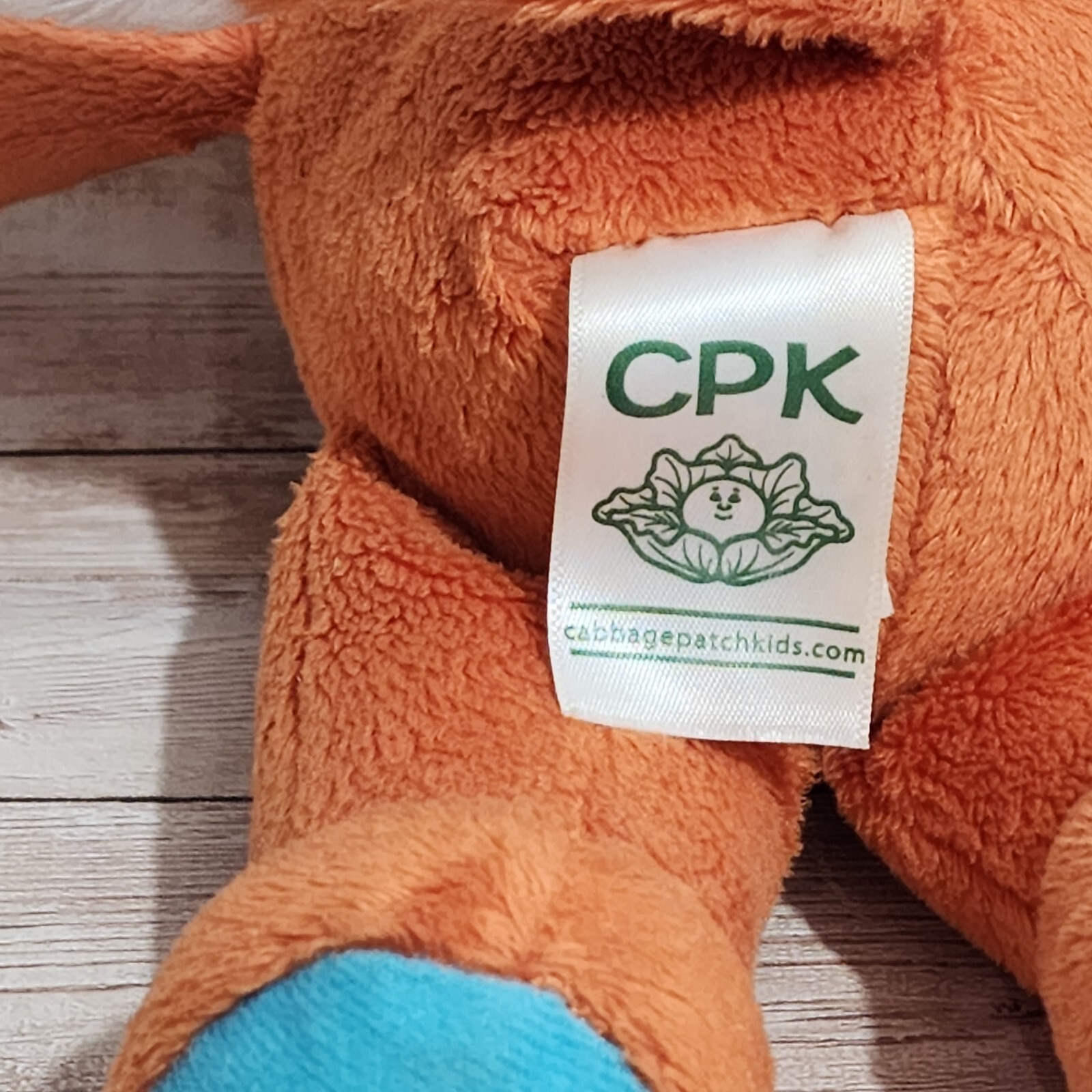 Cabbage Patch Kids Cuties Forest Friends Ruby Fox Plush Doll Brown and Blue