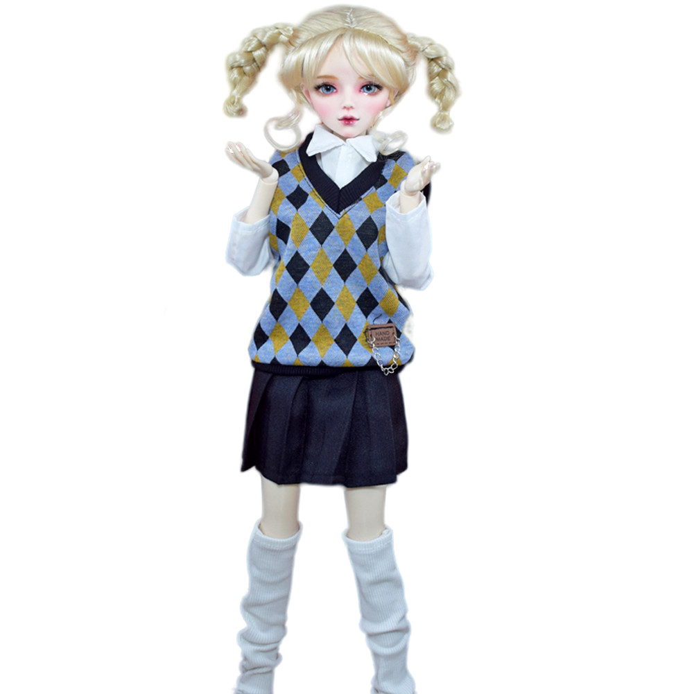 22 inch Girl Doll w/ Clothes Shoe Hair Full Set 1/3 BJD Doll Toy Makeup Lifelike