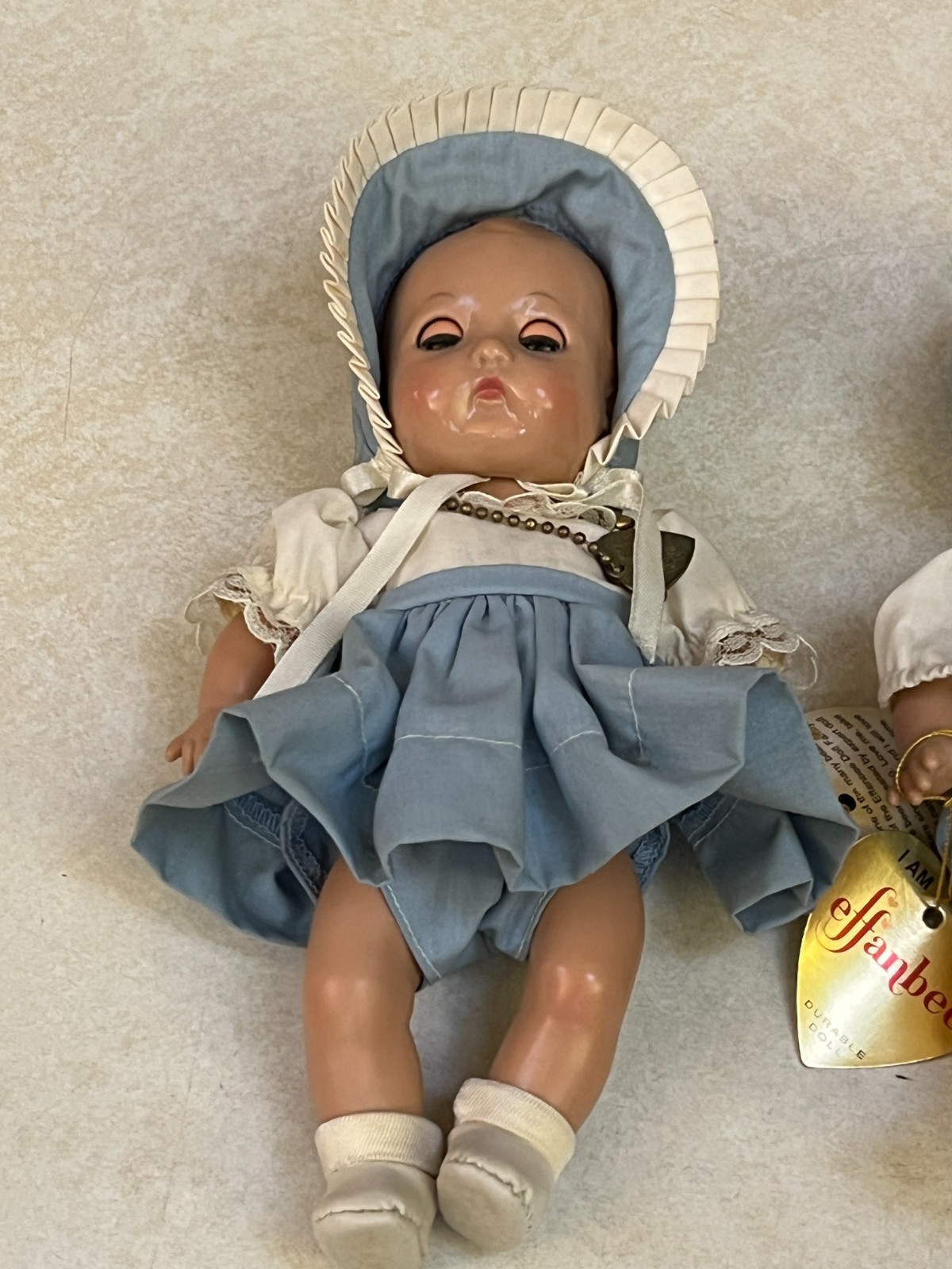 1996 Effanbee 9 Inch Patsy Babyette Twin Dolls – Boy and Girl with Tags