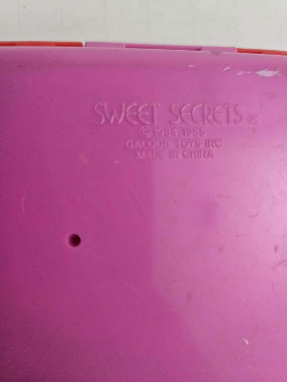 Vintage Sweet Secrets Brush/Car Notepad/House, Baby Stroller, & Doll Galoob Toys