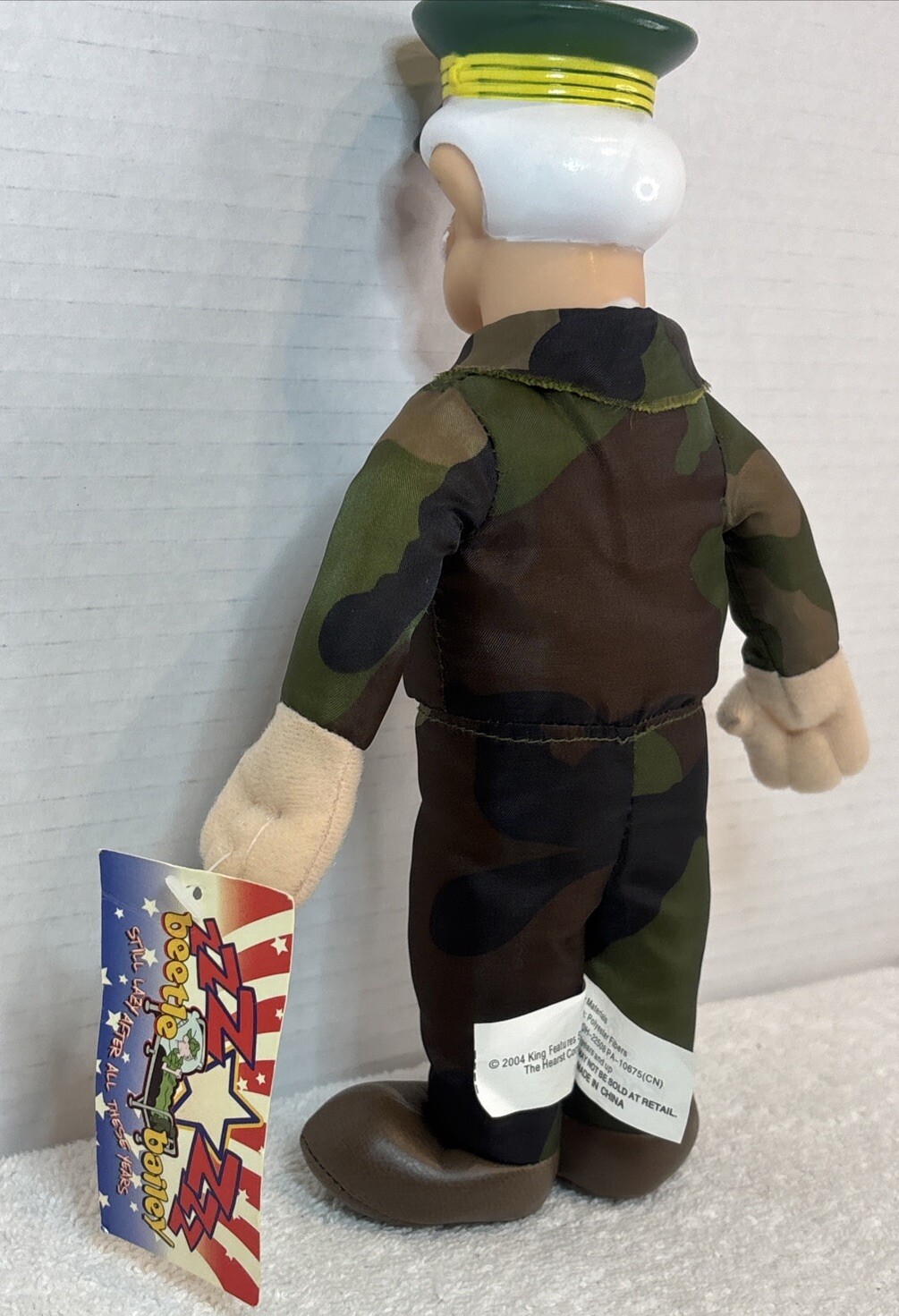 Vintage 2004 Beetle Bailey General Halftrack plush – New With Tags
