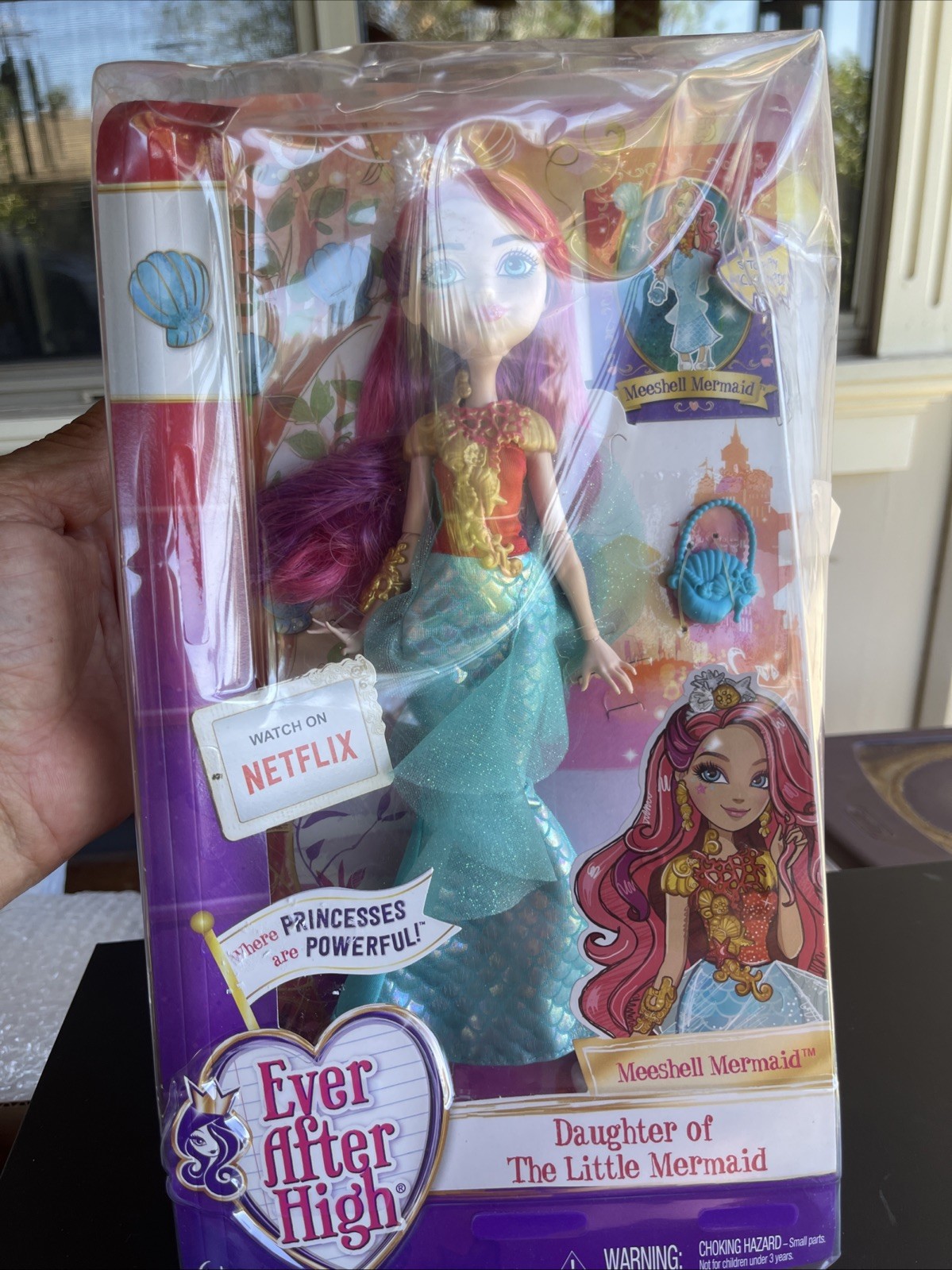Ever After High Meeshell Mermaid Daughter of Ariel Doll ! Damage Box!