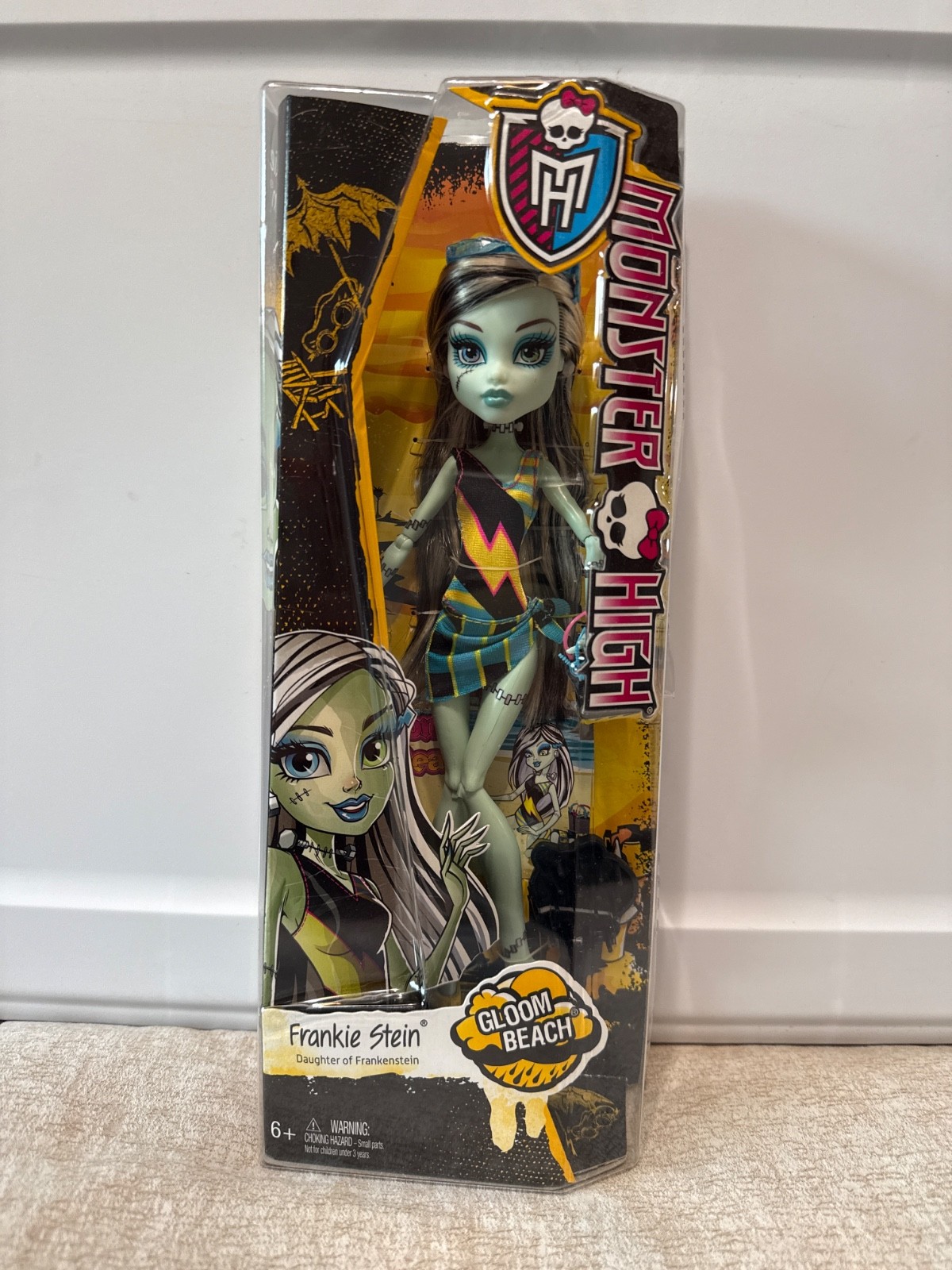 Mattel Monster High Frankie Stein Gloom Beach Doll Brand New