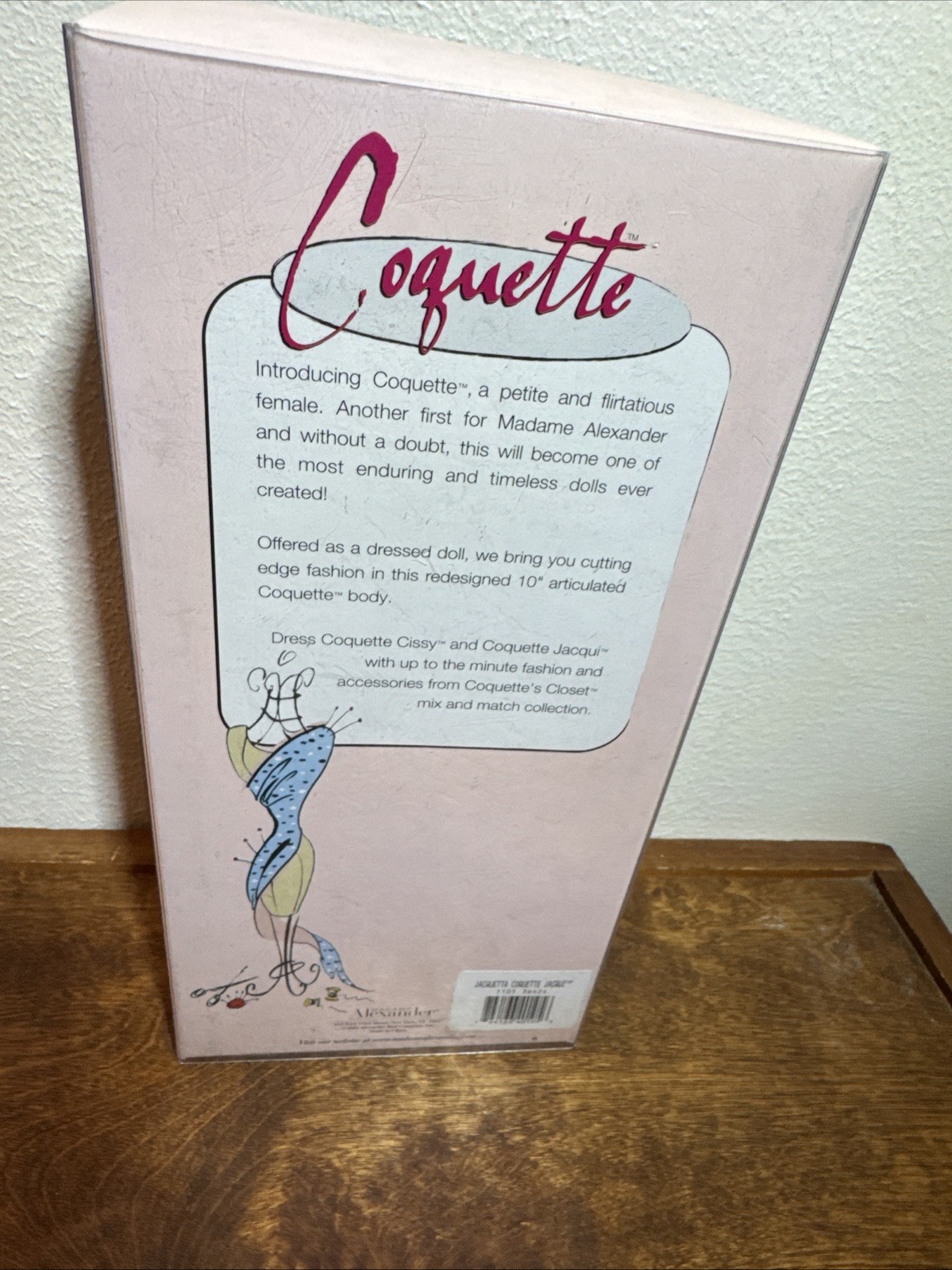 Madame Alexander “Jacquetta” Coquette Jacqui 40105 NIB with COA #156/300