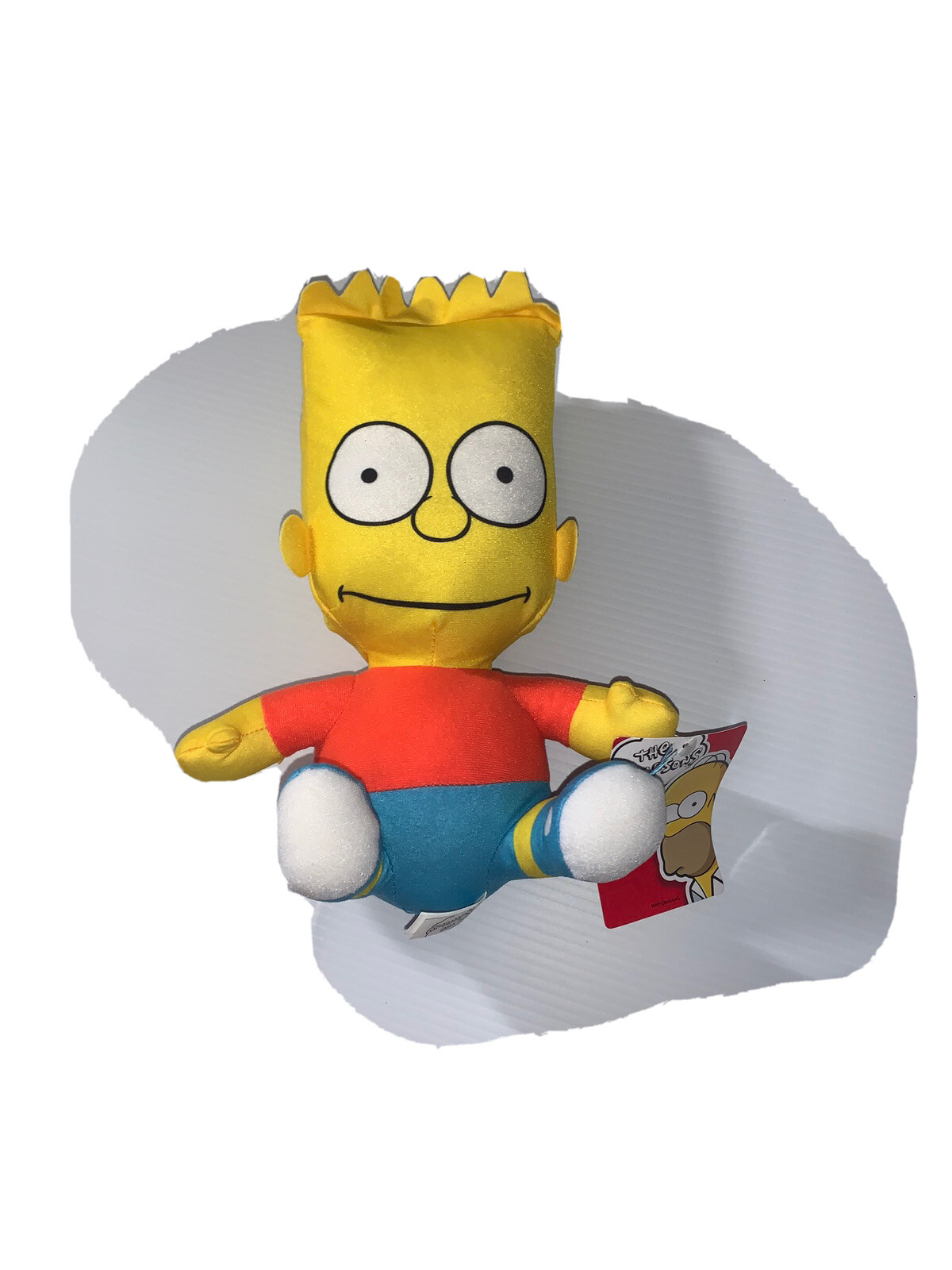 New The Simpsons Bart Plush Stuffed Animal Toy 7″ Cartoon Fox Authentic NWT