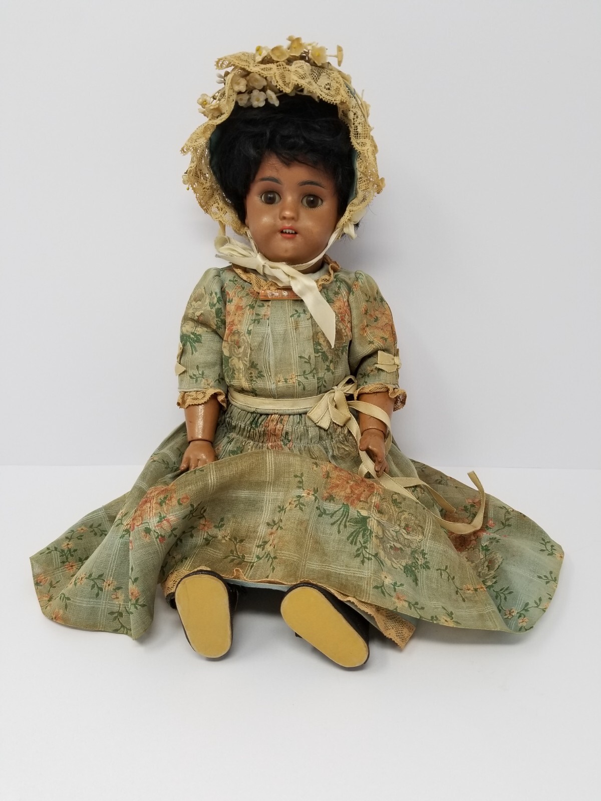 Simon & Halbig 1800s Bisque African American Doll.