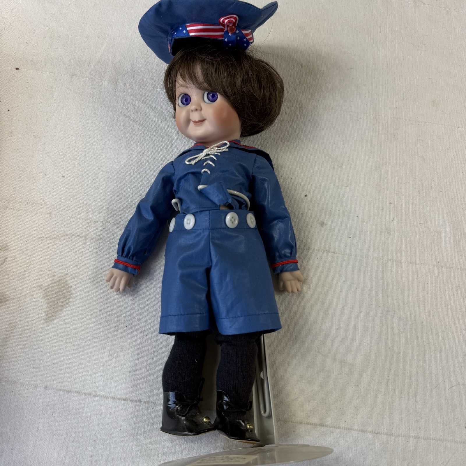 Simon & Halbig 131 German Bisque Head Doll 12″ googly boy marked 1997