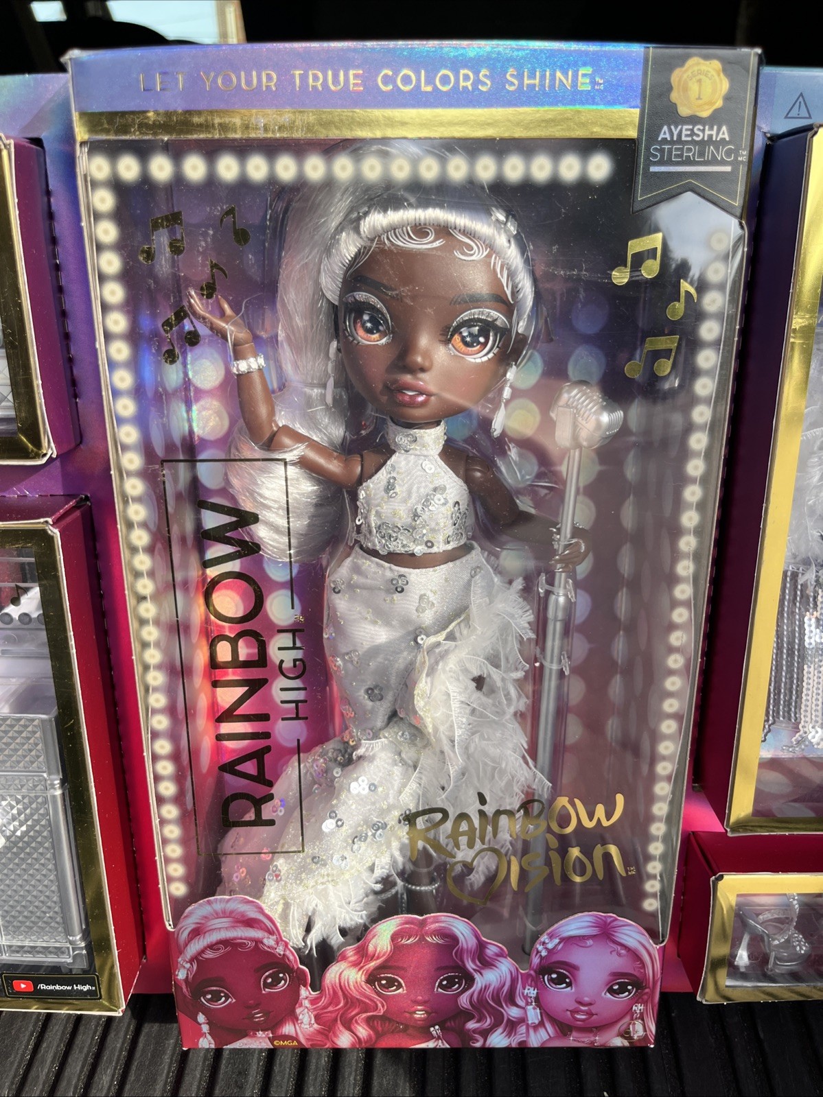 2022 Rainbow Vision Rainbow High Diva Ayesha Sterling (Silver) Fashion Doll
