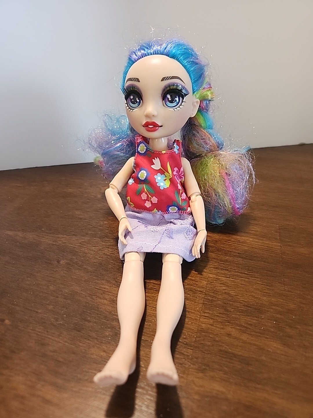 Rainbow High Series 2 Amaya Raine Fashion Doll Random Clothes Messy Rainbow Hair