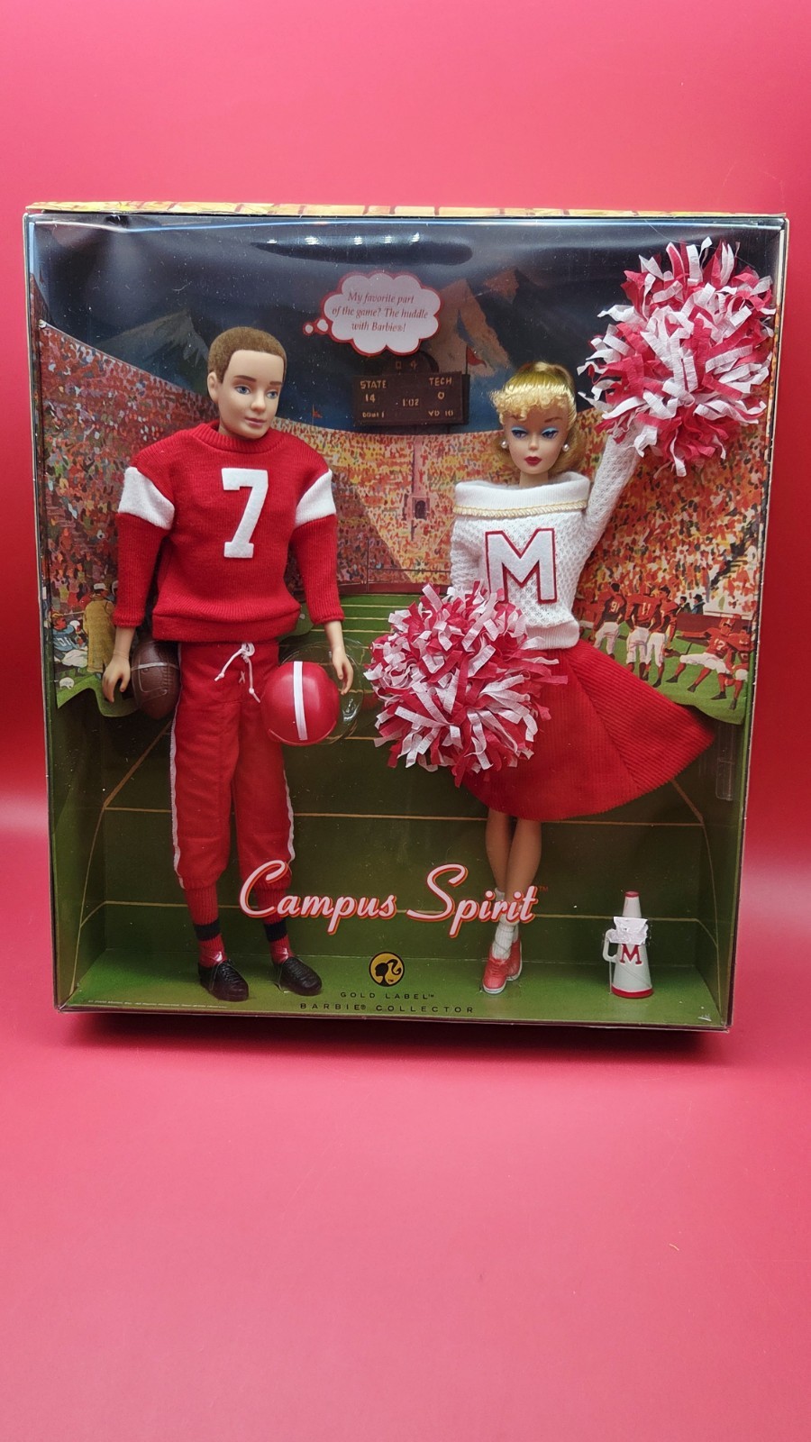 2008 Mattel Barbie Campus Spirit Barbie & Ken Gold Label Giftset #L9649 NRFB