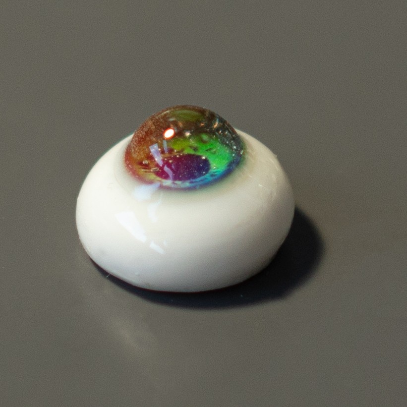 Hanakotori 花小鳥 17/8mm handmade excellent/rainbow resin BJD single eyes Japan