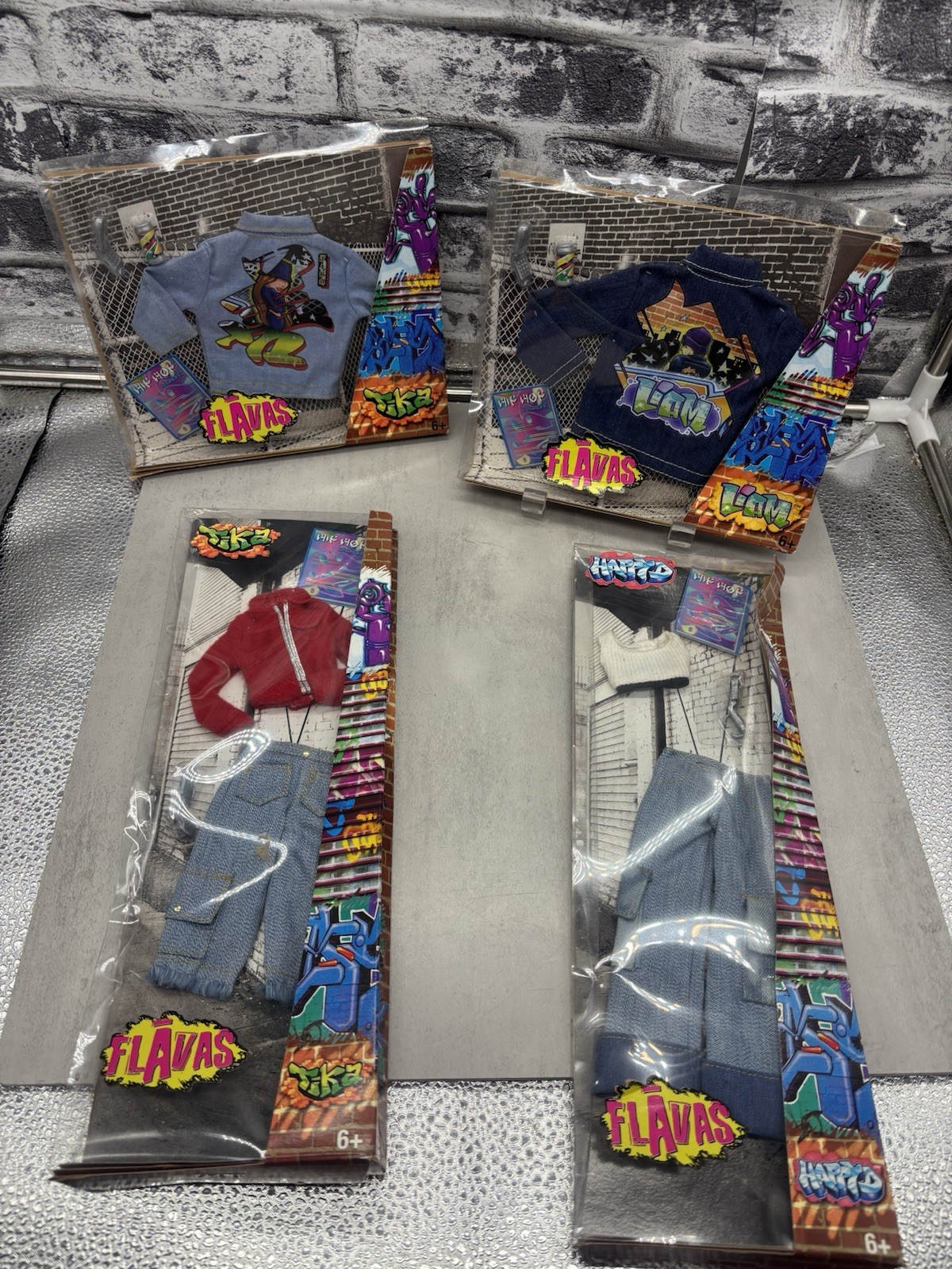2003 FLAVAS Hip Hop Doll Clothing MATTEL Outfit Accessories NOS