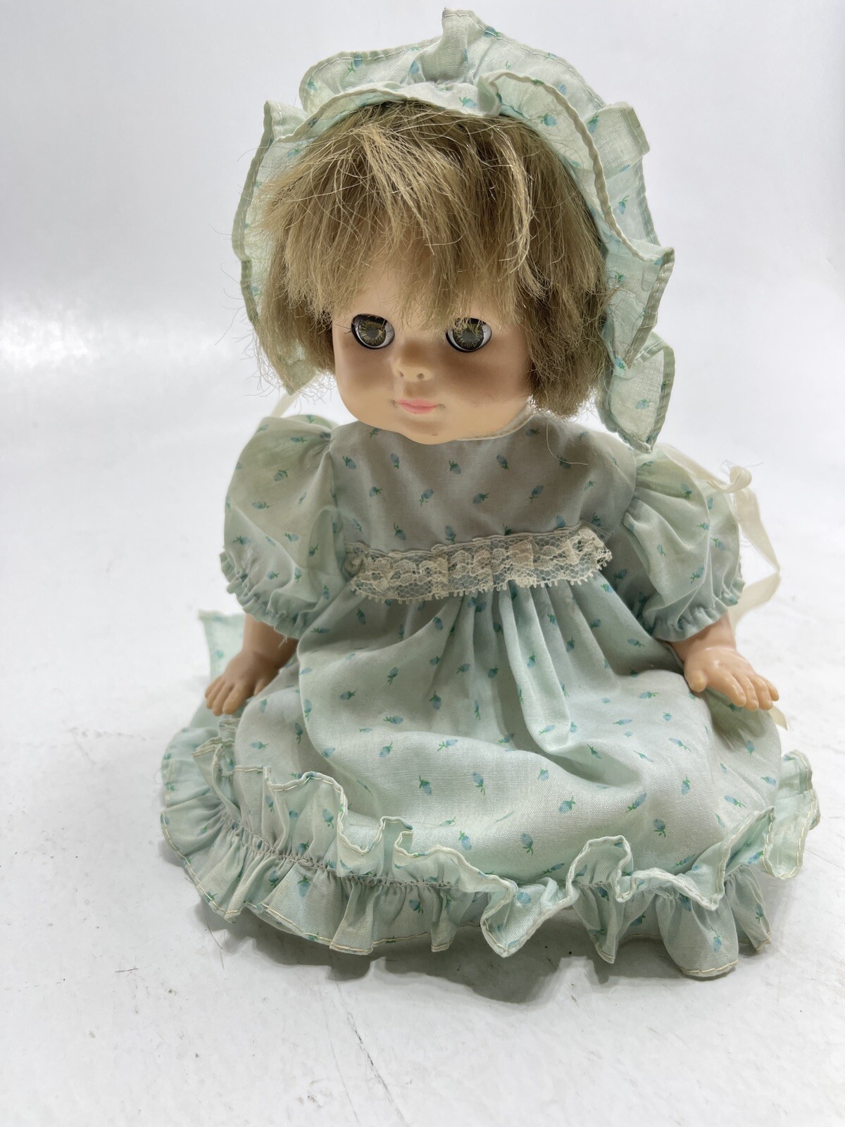 Vintage 1965 Vogue Baby Doll 12″ Ash Blonde/Light Brown Hair Golden Eyes