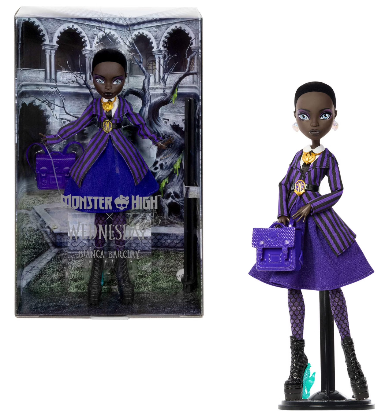 Monster High x Wednesday Bianca Barclay Doll NEW NRFB Netflix Collector JDR71