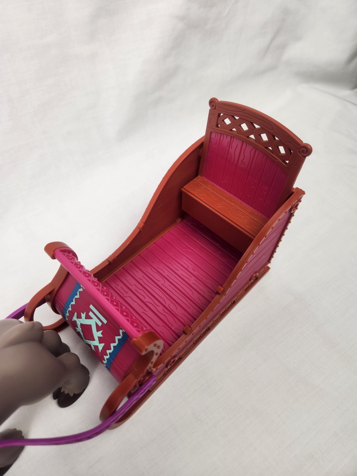 Disney Princess Petite Sleigh and Reindeer. Frozen II Jakks Pacific Sled 6.25″