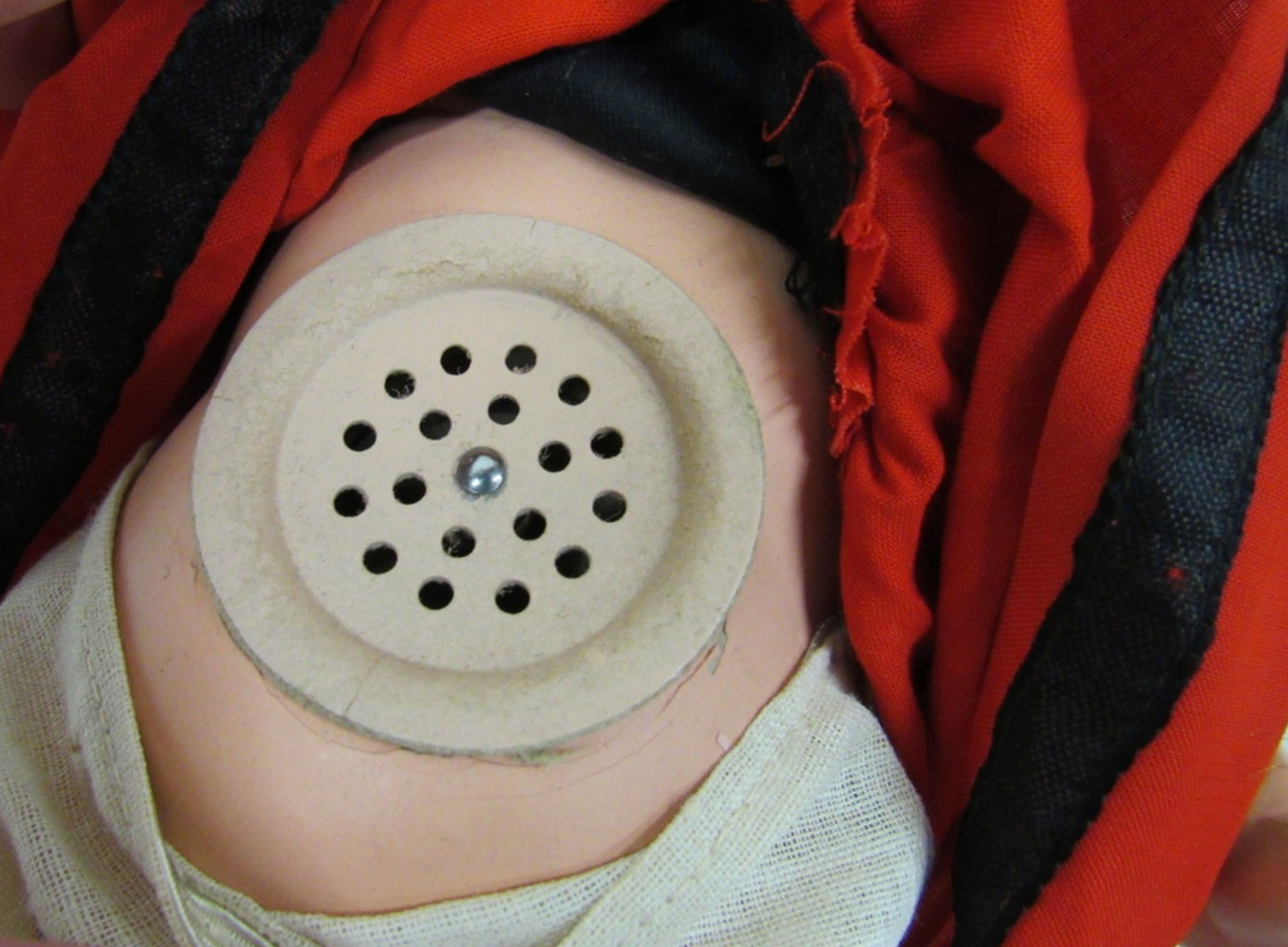 Antique German Composition Doll Marked 42 Glass Sleep Eyes