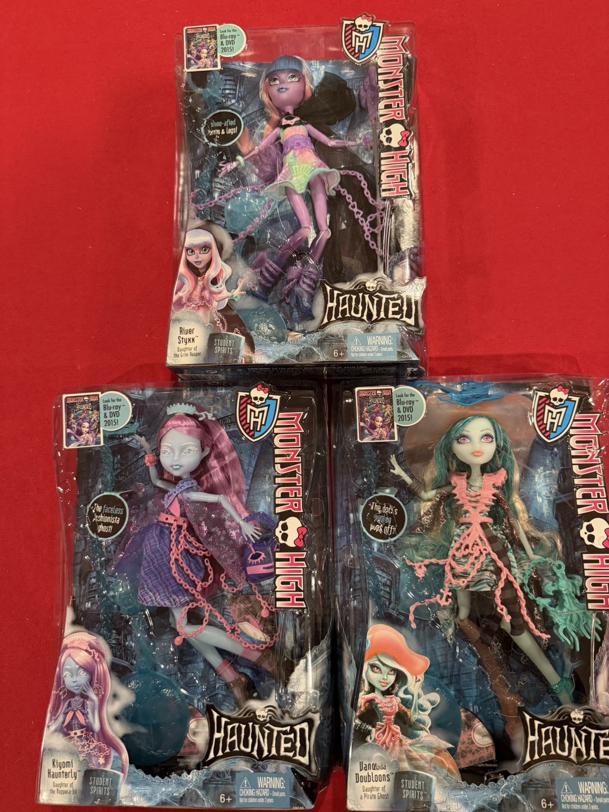 Monster High Haunted Kiyomi, River, Vandala 2014 NIB