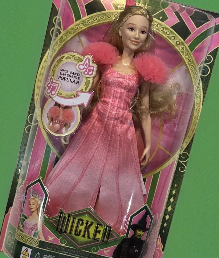 Disney Wicked Glinda Singing Barbie Doll Mattel HYM41 ~ Misprint ~ New 👑