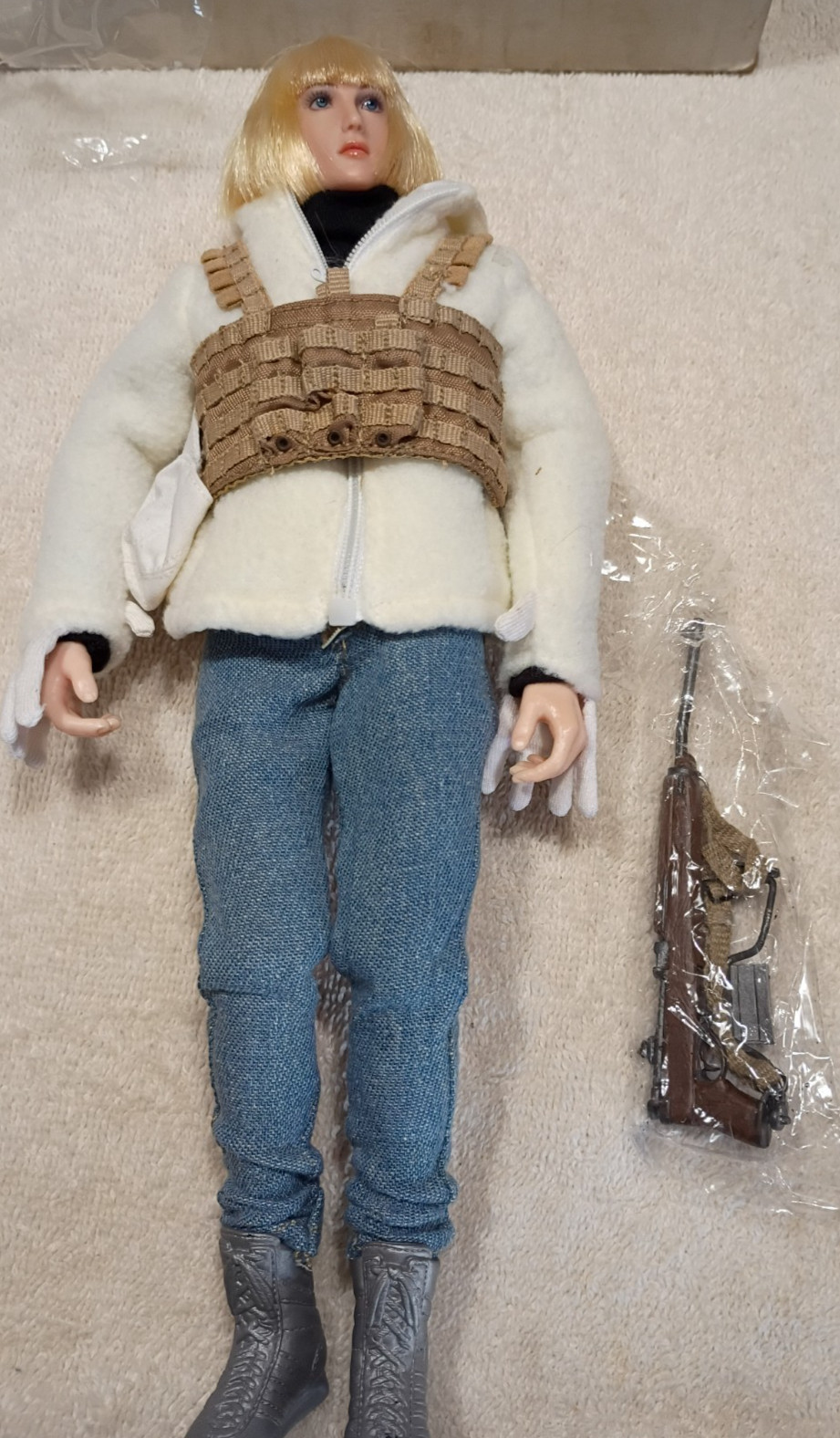 PMC Action figure 11″ female artic outfit jointed body