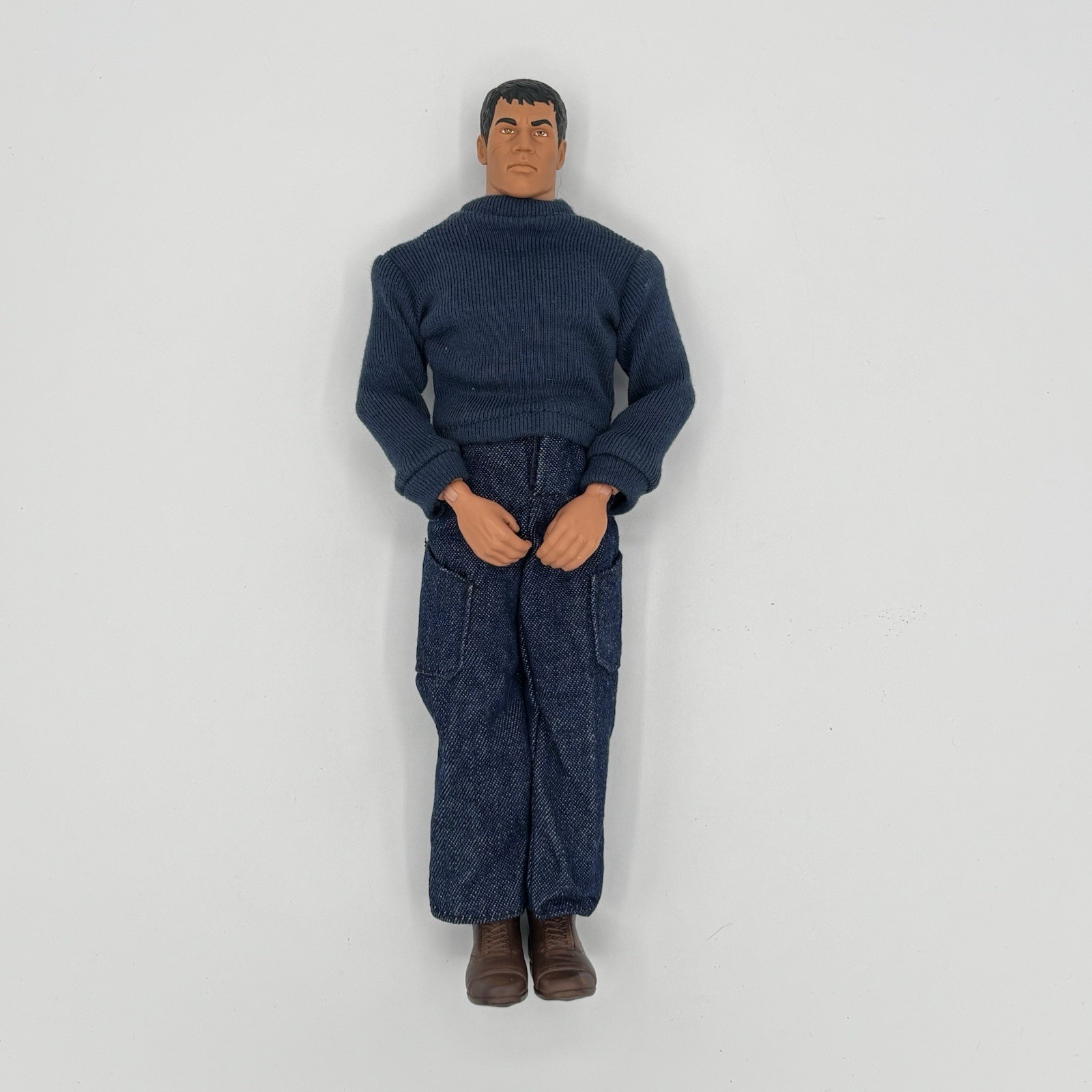 Hasbro 12″ GI JOE 96 Face Scar Jointed Action Figure Articulated Black Hair VTG