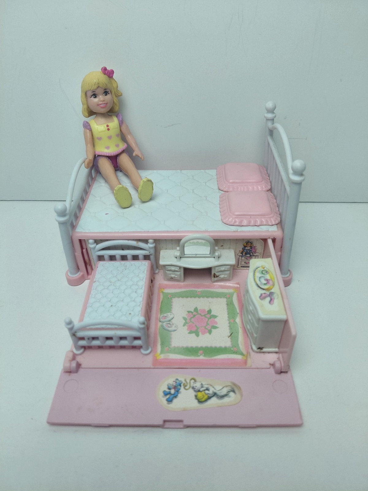 Vintage 1990 Lewis Galoob Secret Places Bedroom In A Bed Playset