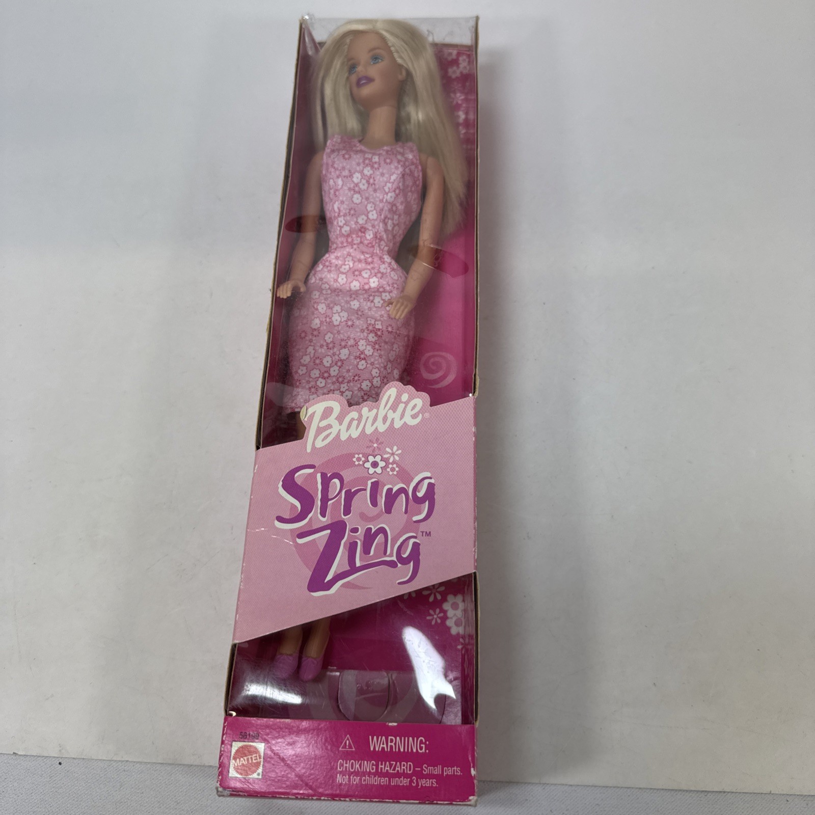 2001 Barbie Spring Zing Blonde Doll Mattel 56199