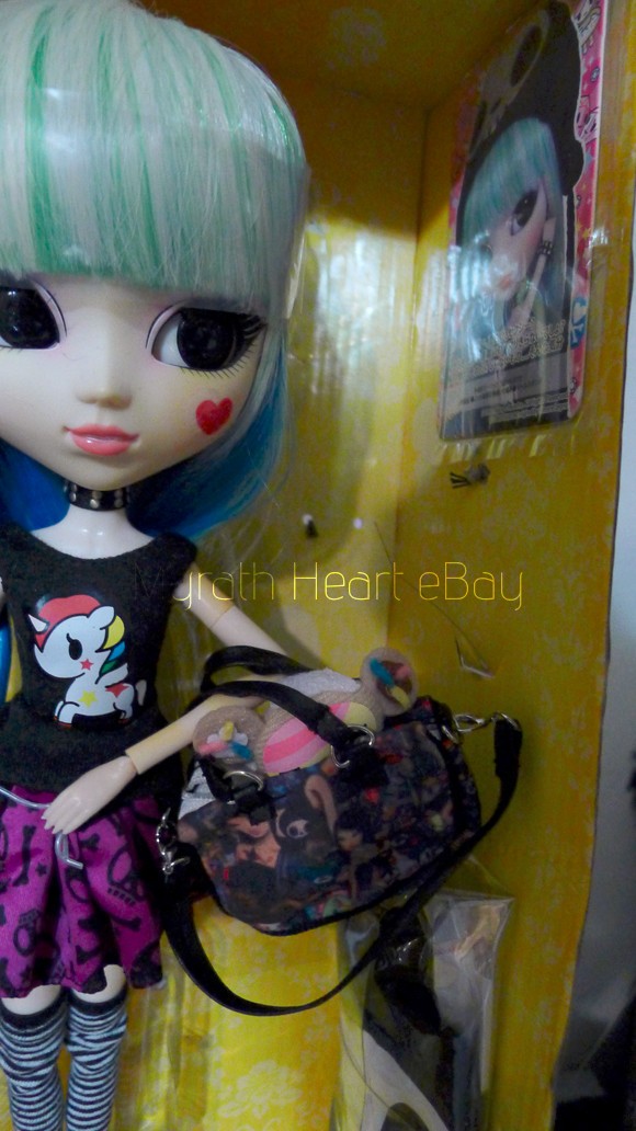 TKDK Tokidoki X Pullip Luna Doll Lime green hair US Seller P-083
