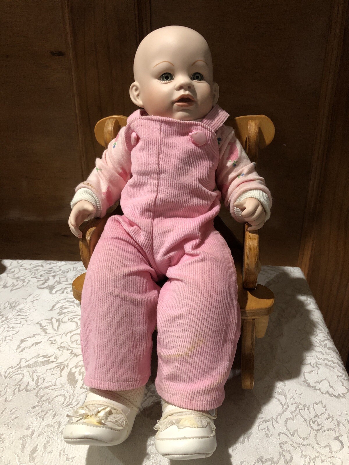 “Peaches” 16” Porcelain Girl Doll Reproduction 1987 Boots Tyner Design